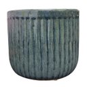 Ver imagem 1 de Vaso de Cerâmica Violeta (15) Verde Acinzentado Burguina