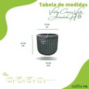 Ver imagem 2 de Vaso de Cerâmica Violeta (15) Verde Acinzentado Burguina