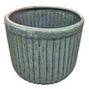 Ver imagem 7 de Vaso de Cerâmica Violeta (15) Verde Acinzentado Burguina