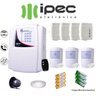 Kit de Alarme Genius Residencial Ipec 4 Sensores Magnéticos 3 Sensores Infravermelho sem Fio C/ - 1