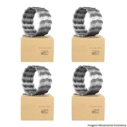 Cerca Concertina Simples - Ouriço Simples com 45cm de diâmetro, Rende aprox. 40 Mts de muro - 1