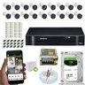 Kit Cftv 18 Câmeras VHD 3130B 720P 3,6mm DVR Intelbras MHDX 1032 + HD 2 TB Barracuda - 1