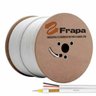 Cabo Coaxial Bipolar Frapa 4mm 2x26 80% Malha Bobina 300 metros - 1
