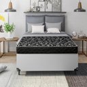 Ver imagem 5 de Cama Box Viúva + Colchão Espuma D20 - 51x128x188cm - e-Shop Casa - Couro Branco