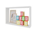 Ver imagem 2 de Nicho Organizador Infantil para Brinquedos Multiuso NI7030 70x30cm Branco - Art In Móveis