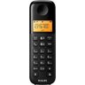 Telefone sem Fio com Id D1301B/Br Preto - Philips - 5