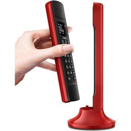 Telefone sem Fio Linea com Id e Viva-Voz M3301R/Br Vermelho - Philips - 5