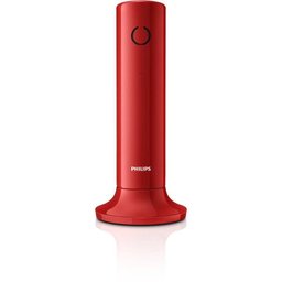 Telefone sem Fio Linea com Id e Viva-Voz M3301R/Br Vermelho - Philips - 4