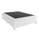 Ver imagem 3 de Cama Box Baú Casal Branco Sintético Premium 188x138