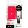 Carregador Portátil USB 2800mAh Cp-V3 Vermelho Sony - 3