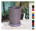 Ver imagem 3 de Kit Vaso Planta + Prato 50x40 Redondo Cônico Polietileno BGPLASTICOS LILAS VIOLETA 008