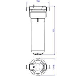 Filtro Água para Ponto Entrada 1330 Deca - 2