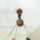 Ver imagem 6 de Lustre Luminária Pendente 65cm Leme de Navio Rústico 1b