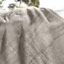 Ver imagem 2 de Manta Flannel Gales Efeito Jacquard Casal 100% Poliéster Microfibra Khaki Buettner