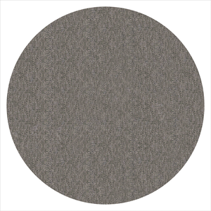 Tapete Redondo Luxemburgo Linha Jacquard Cinza 71% Algodão 29% Poliéster Base Antiderrapante Sofisti