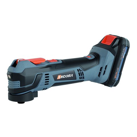 Ferramenta Multifuncional Oscilante Ancora Tools c/ Bateria Acessórios Lixas e Lâmina Ancora