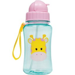 Garrafinha Com Canudo Animal Fun Girafa buba baby - 2