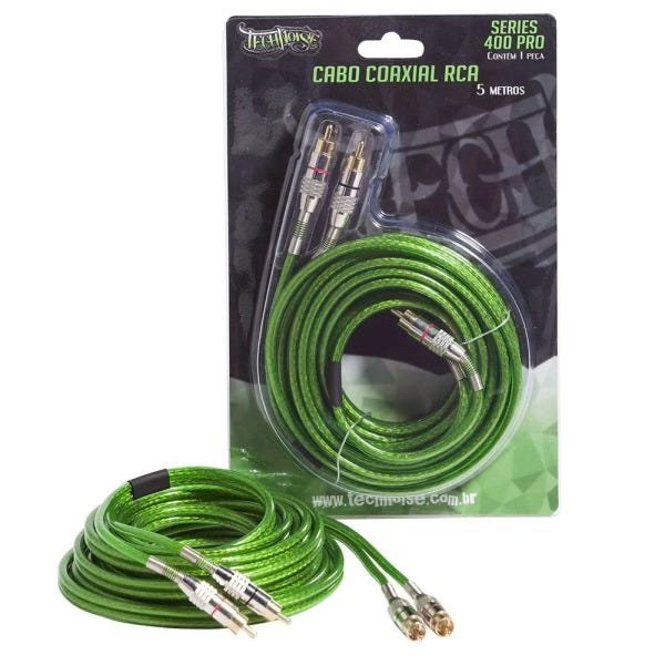 Technoise Cabo RCA Series 400PRO 5MT 5MM Conec Metal Blister - 1