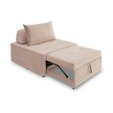 Ver imagem 1 de 4 em 1 Poltrona, Puff, Chaise e Cama Ares Rosé Estofama