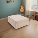 Ver imagem 4 de 4 em 1 Poltrona, Puff, Chaise e Cama Ares Rosé Estofama