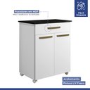Ver imagem 5 de Balcão de Cozinha 2 Portas 1 Gaveta Girassol kaiki Móveis:branco