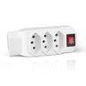 Adaptador L Multilaser WI246 Novo Padrao 4 Tomadas - 1