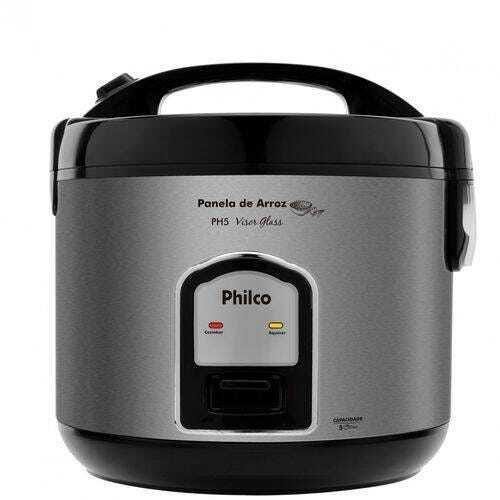 Panela Elétrica de Arroz Visor Glass 5 Xícaras Philco 220V Preto é boa?