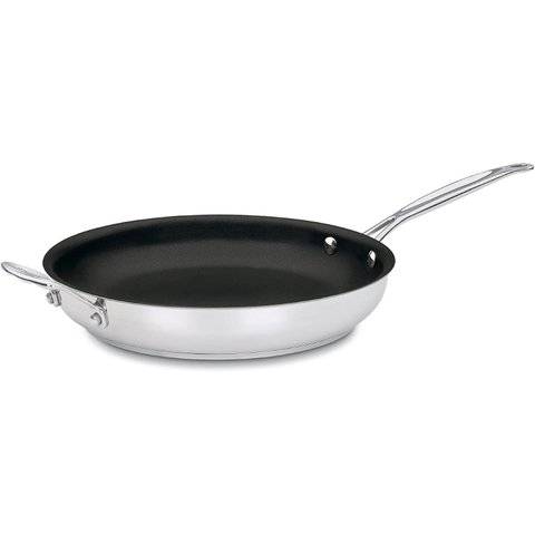 Cuisinart Frigideira 30 Cm Antiaderente Inox com Alça Auxiliar
