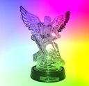 Ver imagem 1 de Luminária Imagem São Miguel Arcanjo Anjo Guardião da Igreja com Luzes de Led Rgb