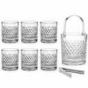 Ver imagem 1 de Jogo 6 Copos 310ml e Balde Gelo 1L com Pinça Cristal Drinks