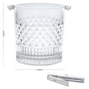 Ver imagem 4 de Jogo 6 Copos 310ml e Balde Gelo 1L com Pinça Cristal Drinks