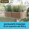 Fixa Forte Transparente 12mm X 2 Mts 3m Suporta até 400g 15cm - 5