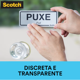Fixa Forte Transparente 12mm X 2 Mts 3m Suporta até 400g 15cm - 4