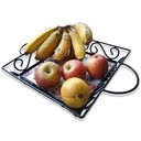 Ver imagem 2 de Fruteira de Mesa Bandeja Ferro e Azulejo Quadrada Premium Cozinha Azulejo G5