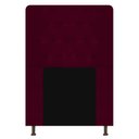 Ver imagem 2 de Cabeceira Brenda Para Cama Box Solteiro 120cm com Capitonê Suede - Ecotec Decor:Vinho