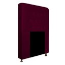 Ver imagem 1 de Cabeceira Brenda Para Cama Box Solteiro 120cm com Capitonê Suede - Ecotec Decor:Vinho