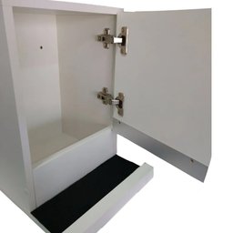Suporte Baú Para Bike Branco Em Mdf - 2