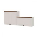 Ver imagem 2 de Armário Multiuso Acquaflex 3 Portas Clean Branco Fosco - Genialflex