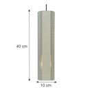 Ver imagem 6 de Lustre Pendente para Sala Pé Direito Duplo Sp-focus Marfim