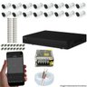Kit Cftv 16 Câmeras AHD-M 720P 3,6MM Dvr 16 Canais Visionbras XVR 720p + ACESSORIOS - 1