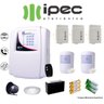 Kit de Alarme Genius Residencial Ipec 3 Sensores Magnético 2 Sensores Infravermelho sem Fio - 1
