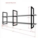 Ver imagem 5 de Prateleira industrial cozinha Prateleira de ferro e madeira nicho industrial nichos para cozinha