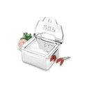 Ver imagem 1 de Saleiro de Parede Brinox Suprema 660 G Aço Inox