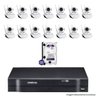 Kit Dvr Intelbras 16 Canais MHDX 14 Câmeras IPs Robo Wifi HD 1 TB WD Purple  - 1