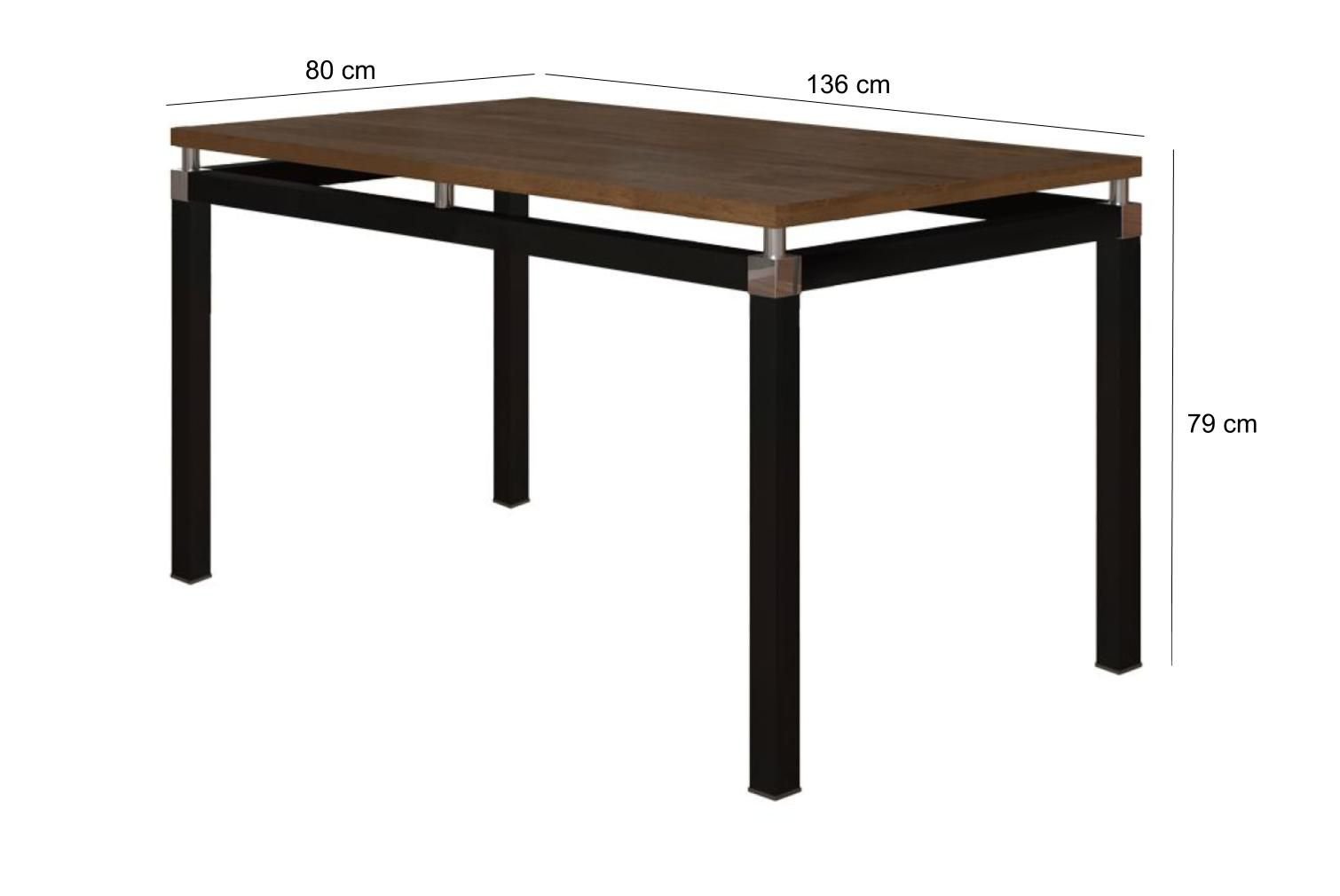 Conjunto Mesa Copenhague 6 Cadeiras Copenhague Preto Fosco / Branco Floral - 5