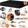 Kit Cftv 4 Câmeras Visionbras 2MP 1080p 3,6MM Dvr 8 Canais Visionbras XVR 1080p + HD 320GB - 1