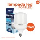 Ver imagem 2 de Lâmpada Led Branca 20w T80 Bulbo Fortled