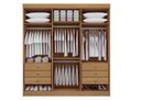 Ver imagem 2 de Guarda Roupa Casal 6 Portas Colibri D Doro Móveis - Cinamomo