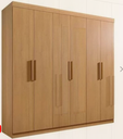 Ver imagem 1 de Guarda Roupa Casal 6 Portas Colibri D Doro Móveis - Cinamomo