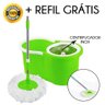 Esfregão Mop Limpeza Microfibra 360º balde Centrífuga Refil - Kobest - 1